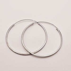 Sterling silver hoop earrings